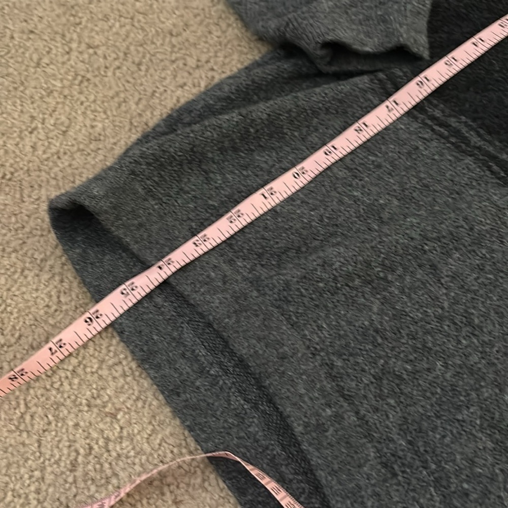 Quarter Zip Black and Gray Sweater size small - Picture 4 of 4